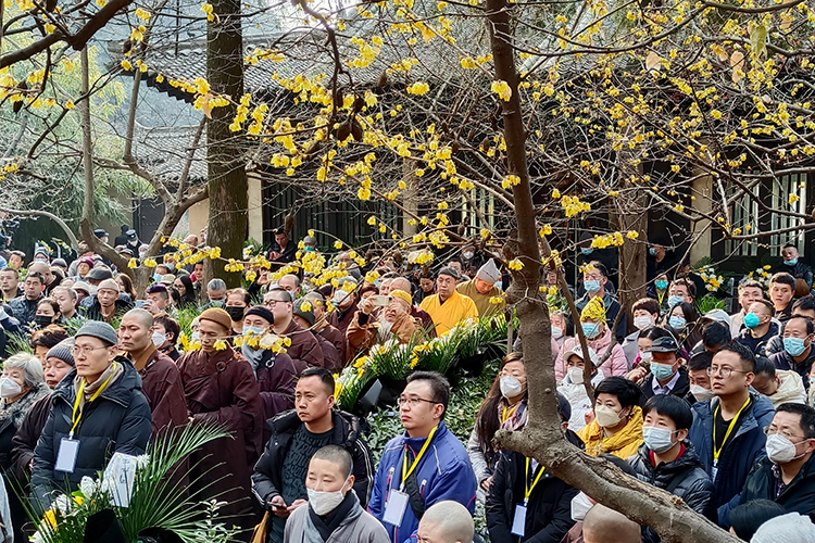 本如大和尚圆寂追思法会在终南山净业寺举行(图6)