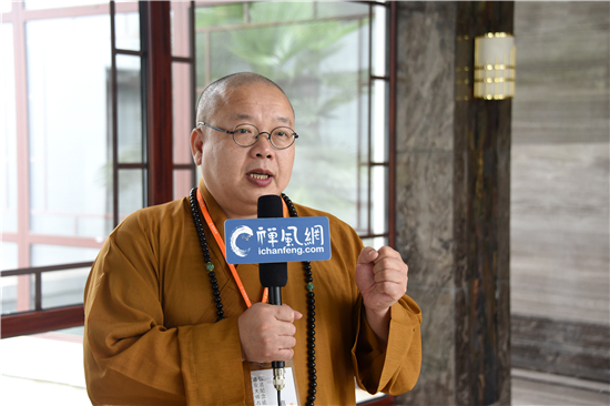 弘扬佛法讲究“对机” 怀进法师谈与大佛光寺的因缘