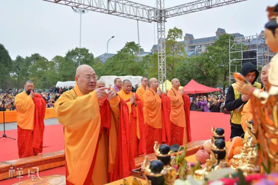 首届佛教生态文化节暨圣安寺重建20周年庆典隆重举行
