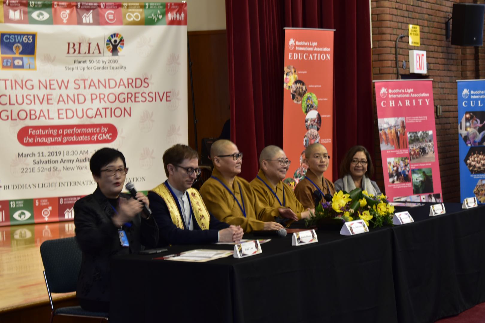教育改变生命！佛光山比丘尼在联合国妇女平行论坛上提出推动教育工程的新标准