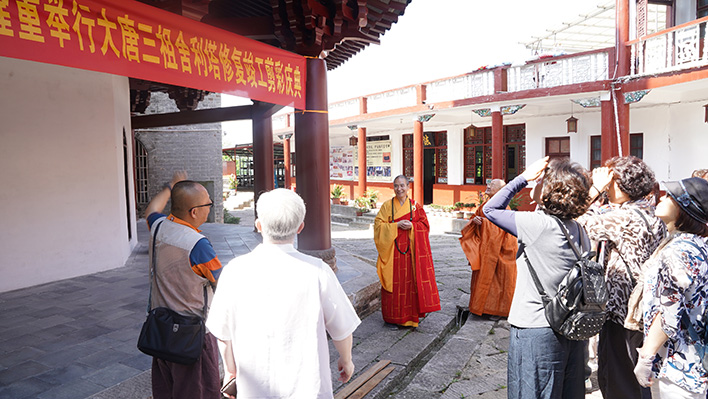 韩国曹溪宗千华禅林圆觉法师一行参访禅宗祖庭三祖禅寺