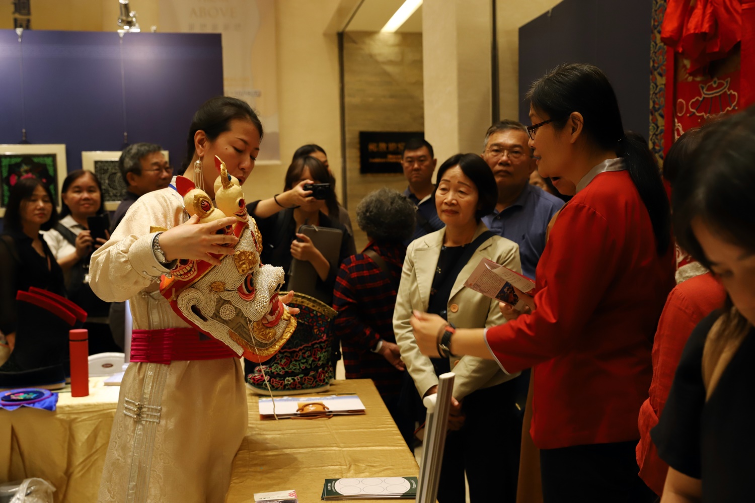 内蒙古非遗展演在佛光山佛陀纪念馆登场 感受草原文化风貌