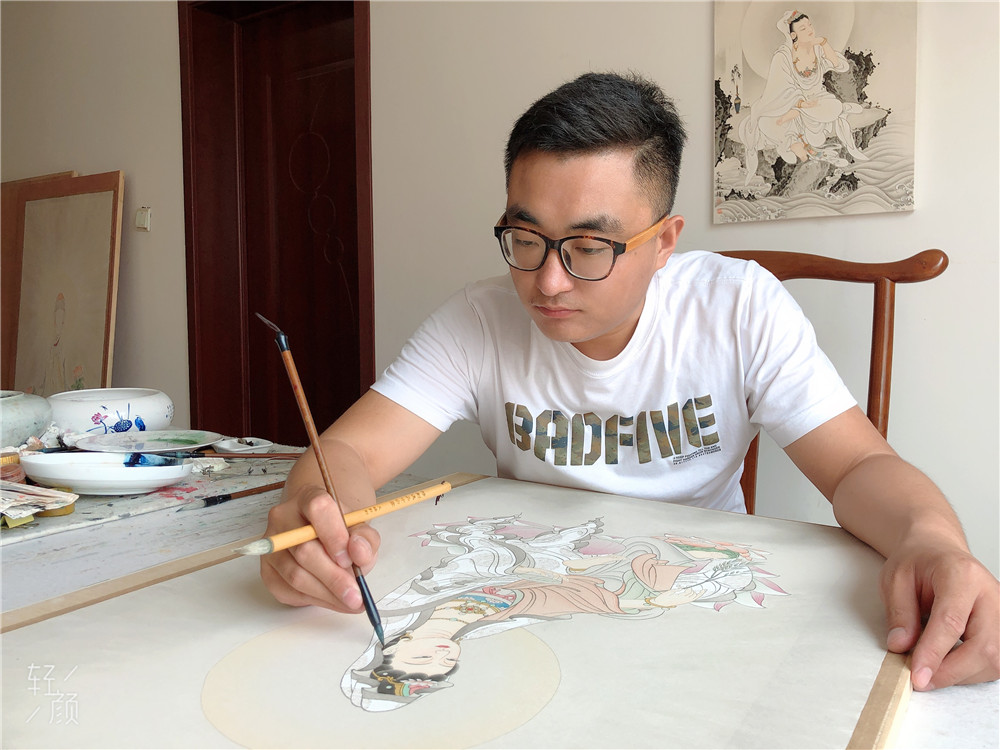 书画欣赏 | 千祥云集——艺术家石坤居士的佛画世界（多图）
