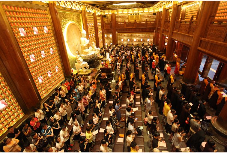法务通讯 | 大佛寺举行中秋拜月法会