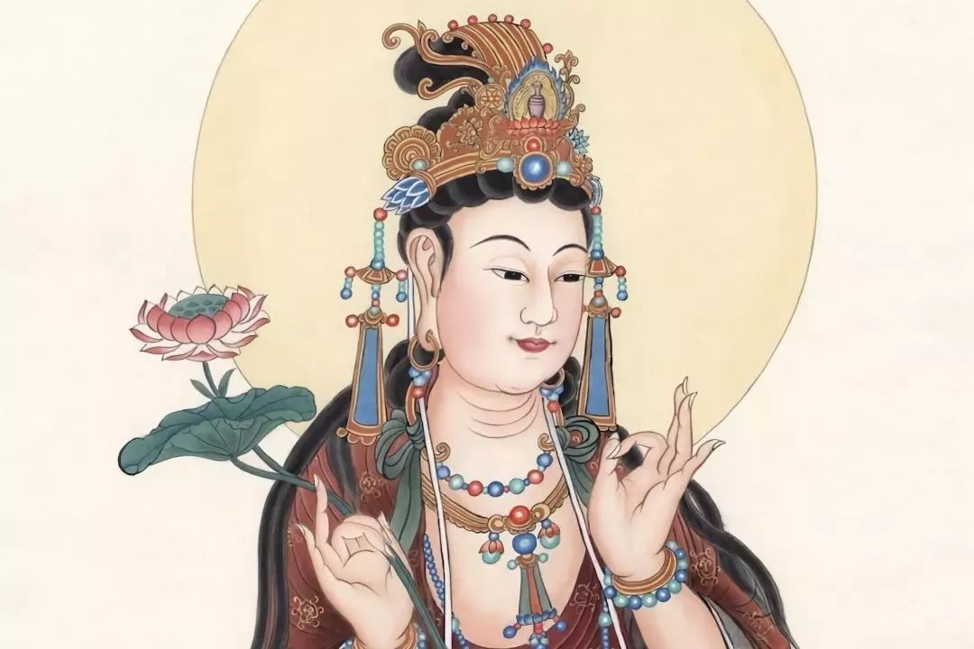 头上“戴”宝瓶的大势至菩萨,向人们传递着什么智慧?