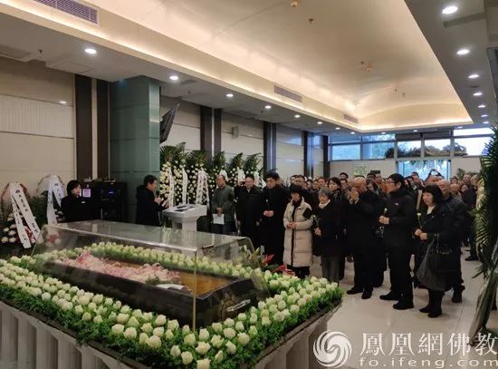 李家振先生在上海安详舍报 中国佛教协会致唁电