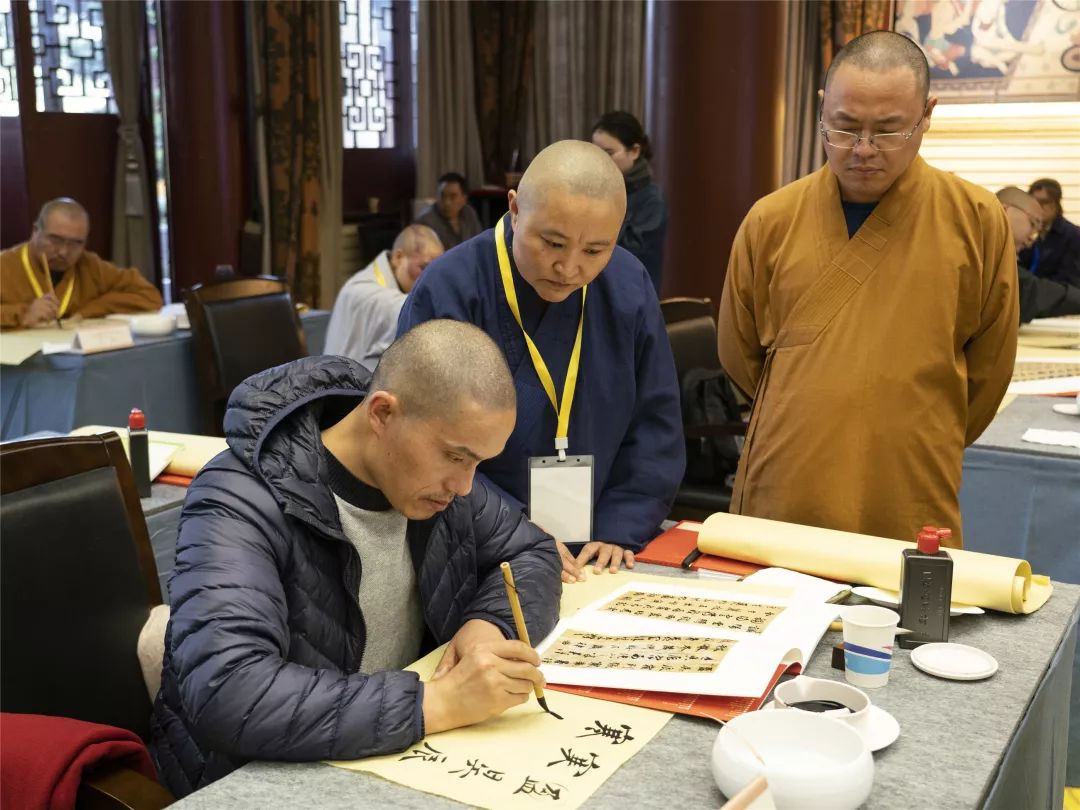 新闻 | 2019汉传佛教院校青年法师书法培训班结班仪式在杭州举行