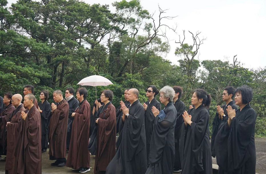 智慧長老靈骨舍利入塔安奉儀式在寶蓮禪寺舉行
