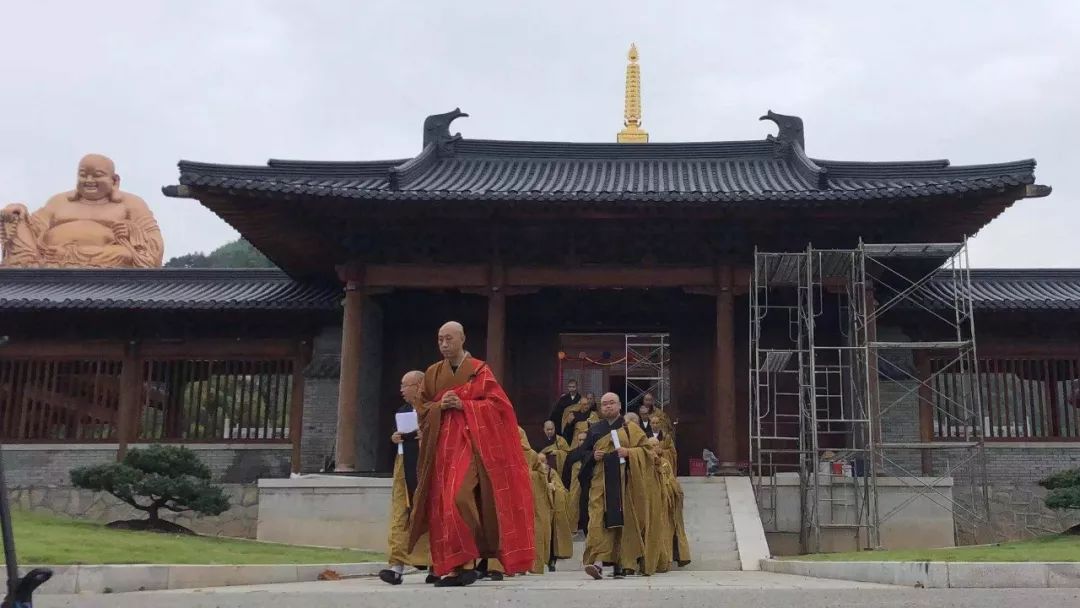 【传戒专题】雪窦山资圣禅寺己亥年传授三坛大戒  首日：上堂大斋 结界