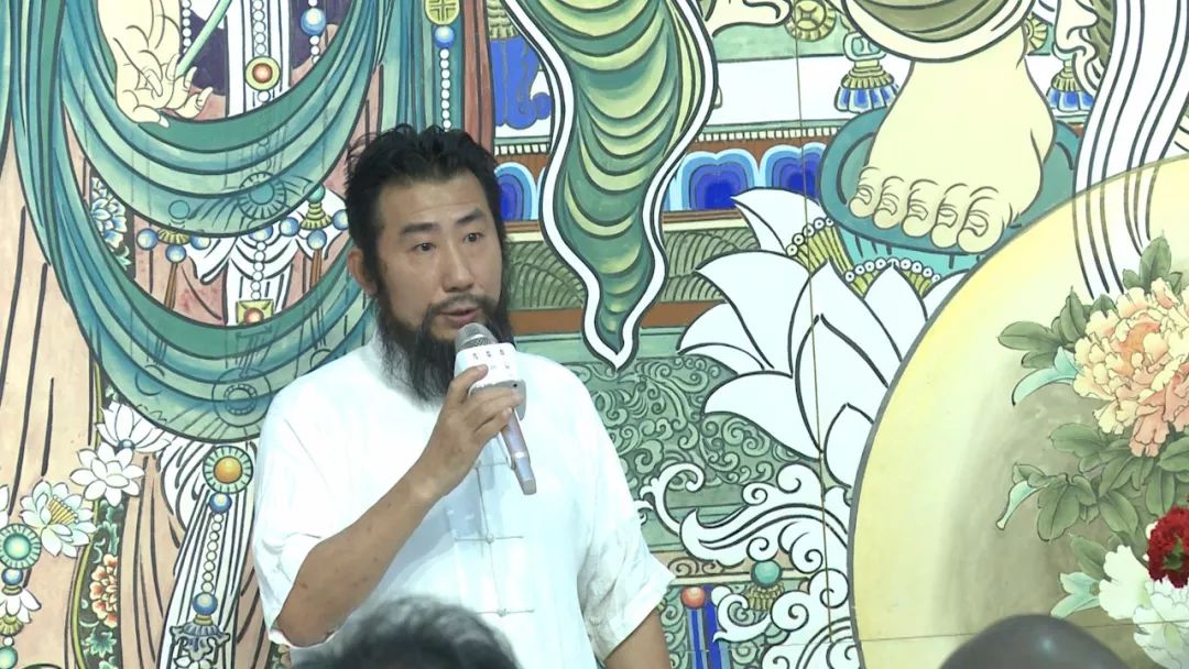 【雪窦资讯】“重彩大乘——雪窦山佛画迎请仪式暨战乃明、王春霞艺术展”圆满举行