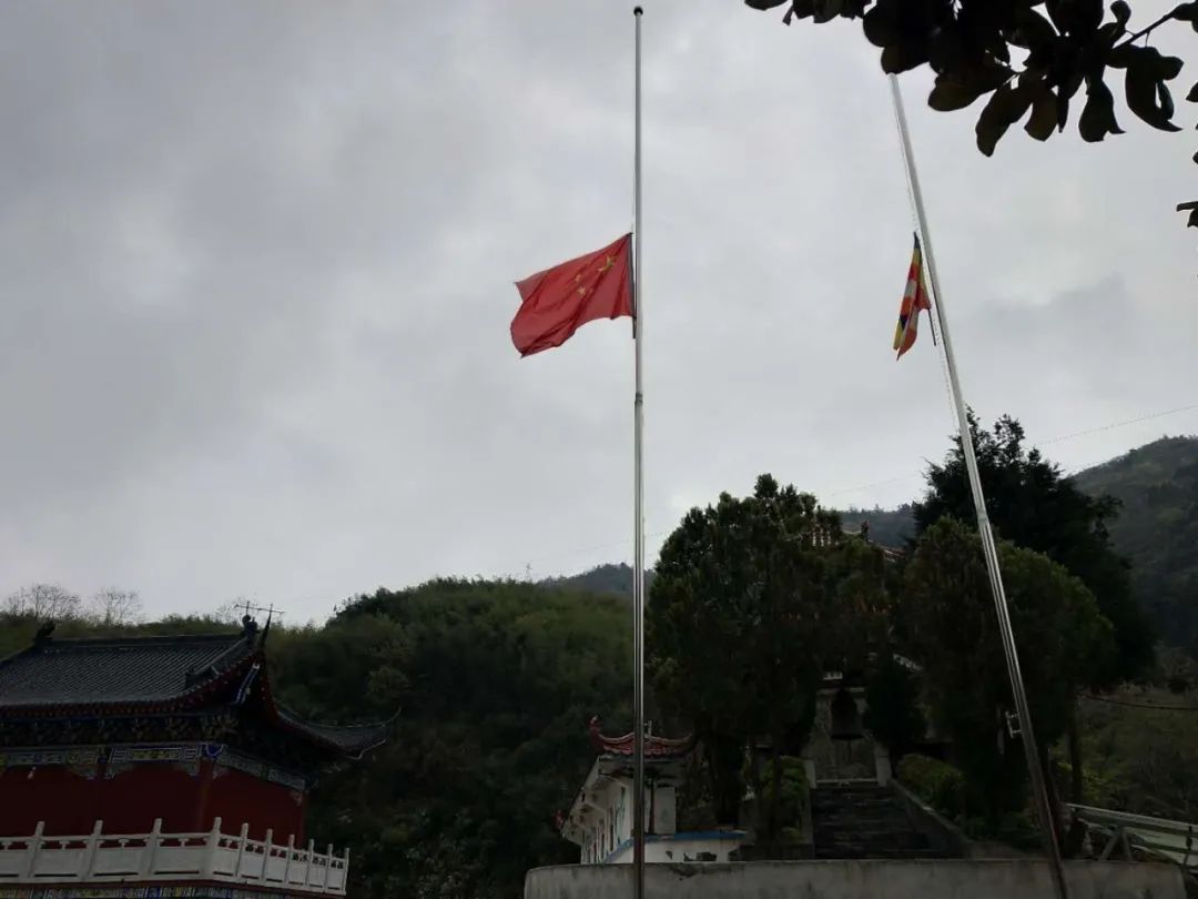 缅怀英烈,悼念同胞 | 湖北省佛教界举行哀悼活动