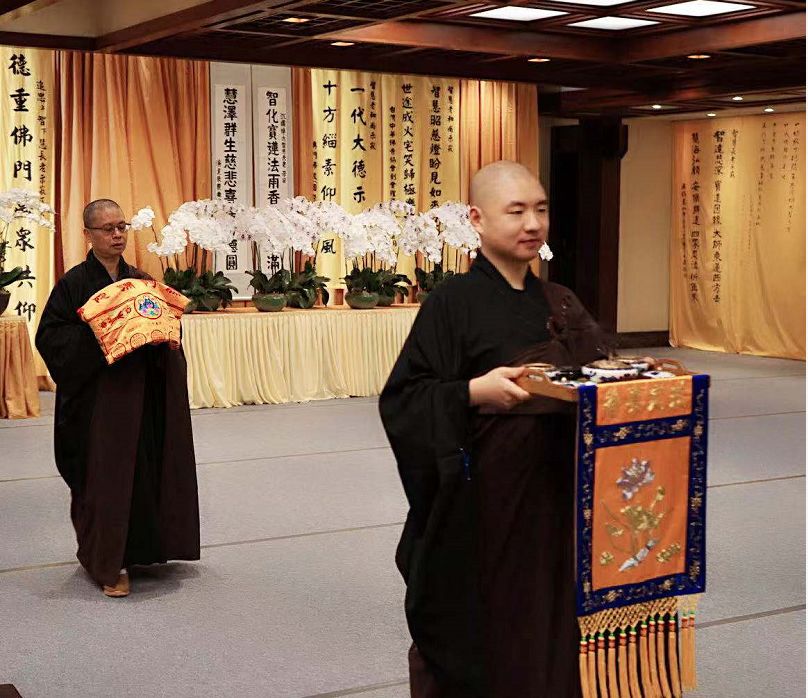 智慧長老靈骨舍利入塔安奉儀式在寶蓮禪寺舉行