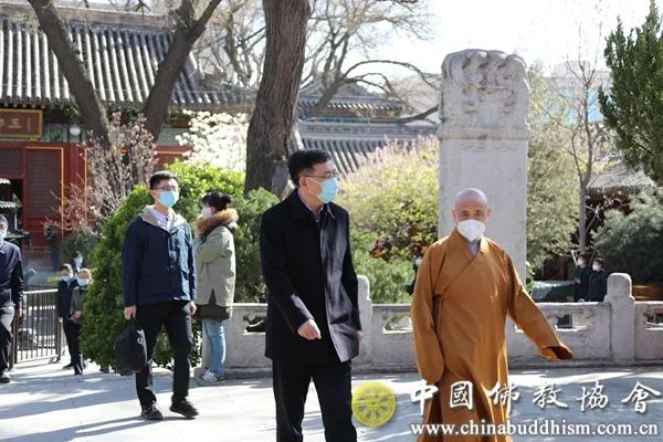 中央统战部副部长、国家宗教事务局局长陈瑞峰到中国佛教协会走访调研