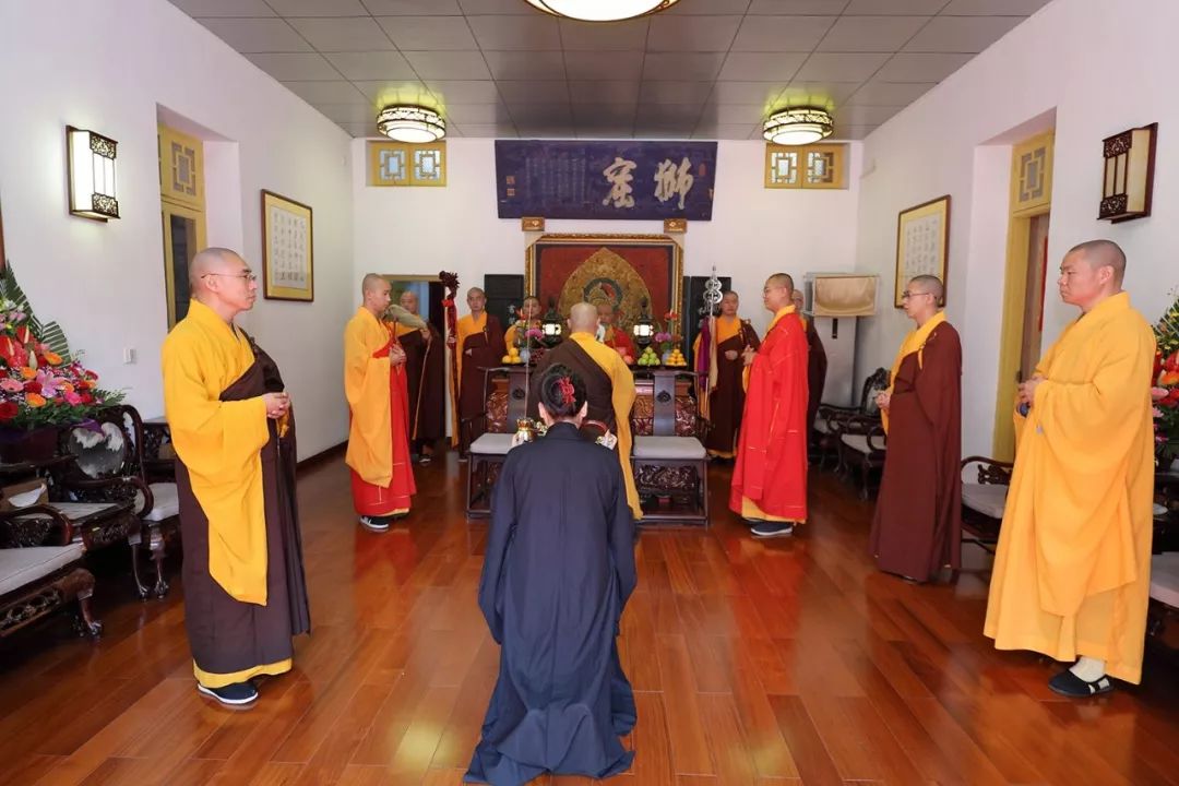 南普陀寺无遮水陆法会设上堂大斋供众