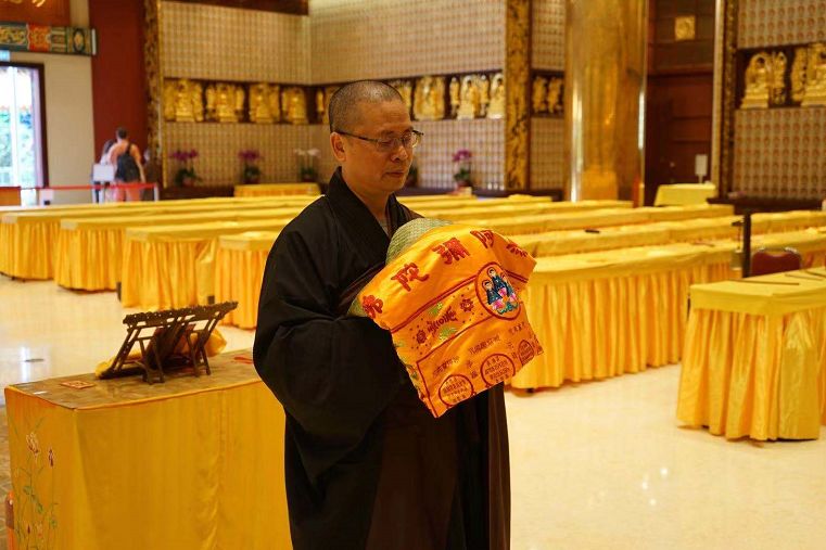 智慧長老靈骨舍利入塔安奉儀式在寶蓮禪寺舉行