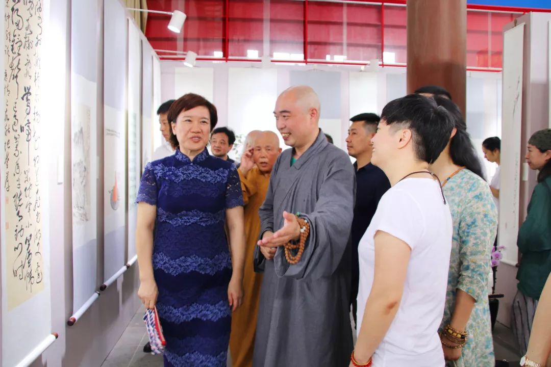 同觉快讯 | 喜迎新中国成立70周年太仓市佛教界书画展暨佛教与书画艺术座谈会开幕