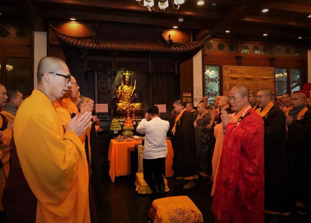 新闻 | 杭州灵隐寺恭迎监斋菩萨圣诞 禅悦法喜过小年