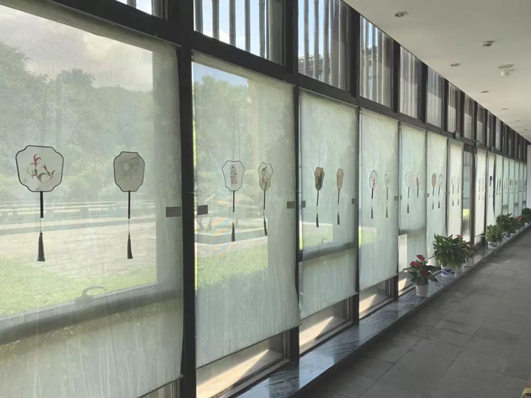 杭州佛学院举办2019夏安居扇画展