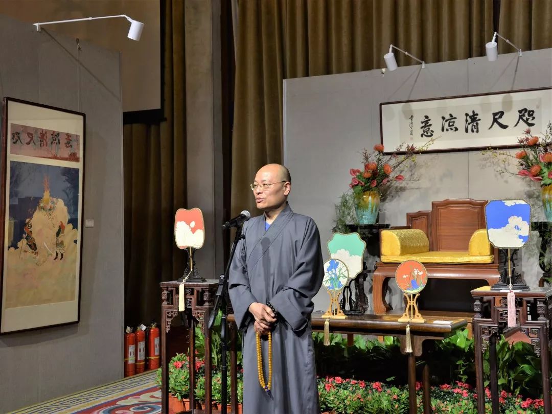 欢庆70华诞 | 繁花似锦·国运昌隆——灵隐寺暨杭州佛学院庆国庆书画扇画作品展