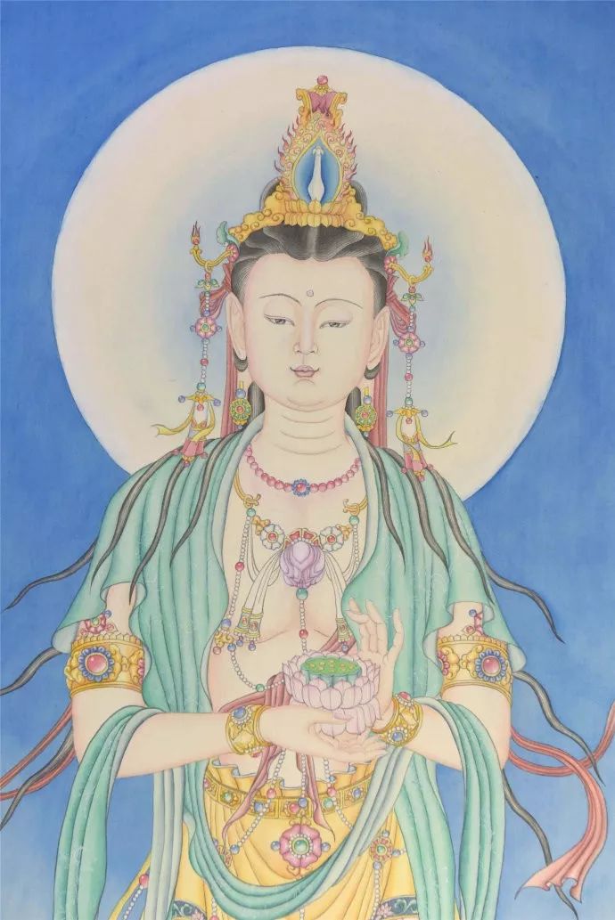 头上“戴”宝瓶的大势至菩萨,向人们传递着什么智慧?