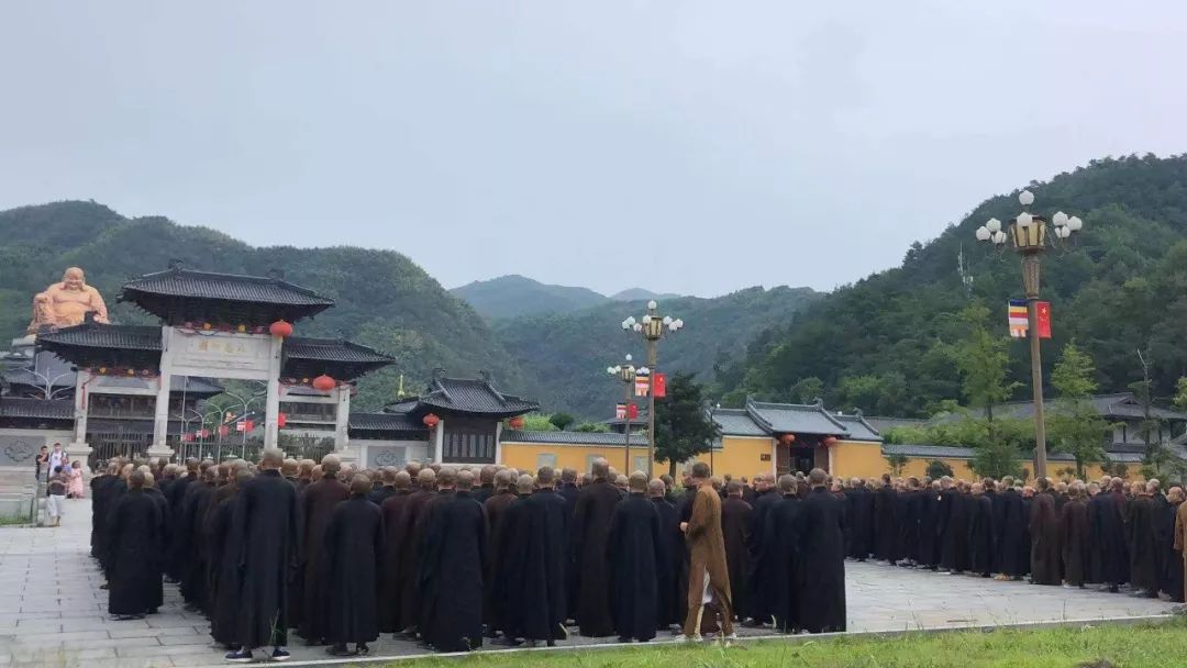 【传戒专题】雪窦山资圣禅寺己亥年传授三坛大戒  首日：上堂大斋 结界