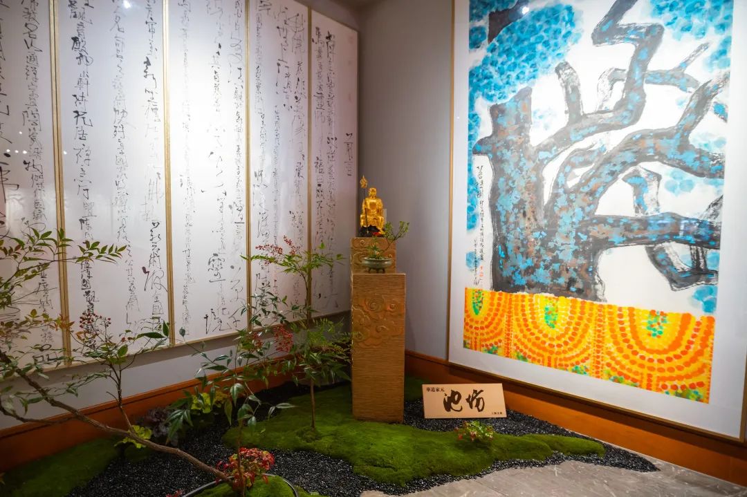 “空华水月·玉佛印心”玉佛禅寺·华道家元池坊作品展圆满开幕！