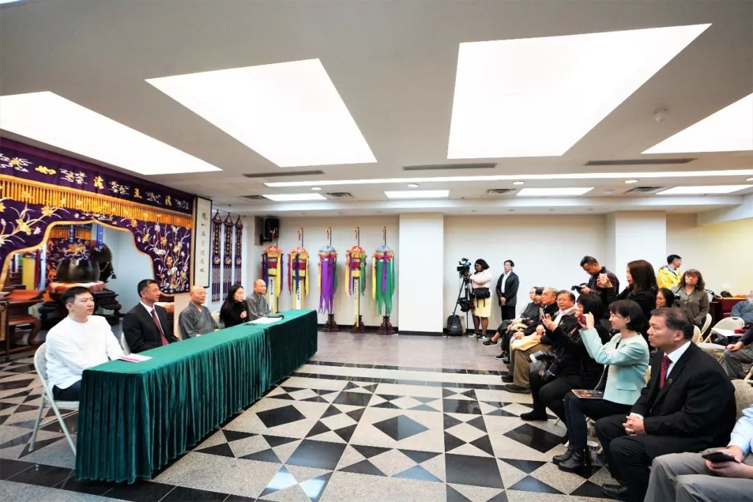 中国佛教梵呗艺术音乐会新闻发布会在美国纽约举行