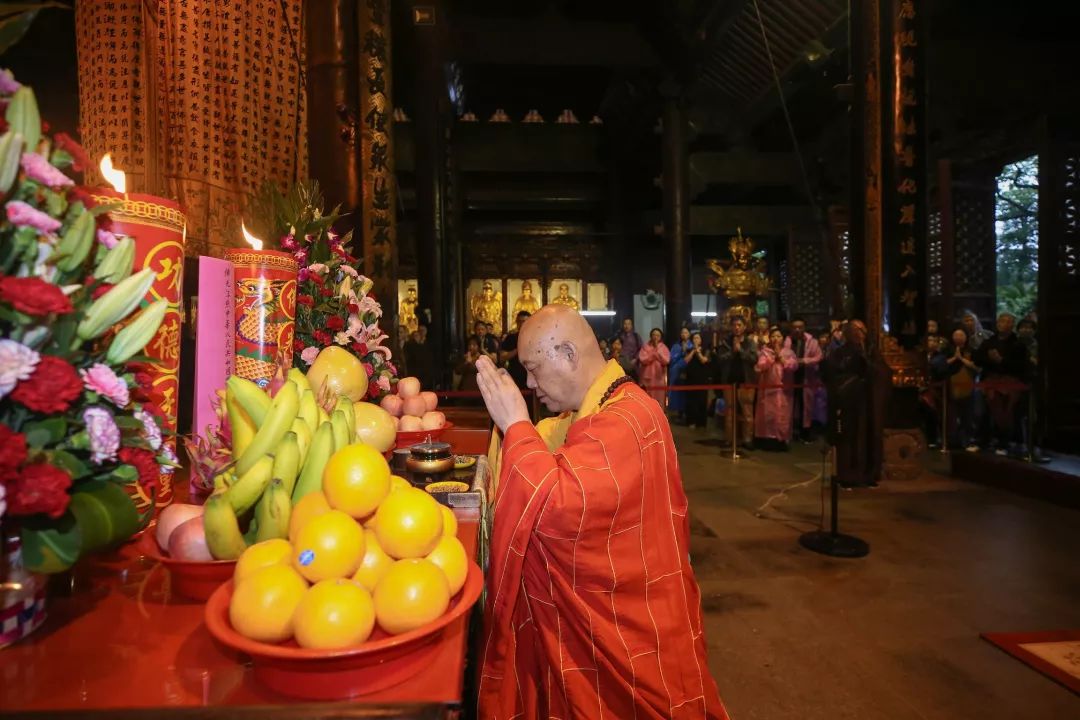 普陀山佛教协会举行庆祝新中国成立70周年祈福活动