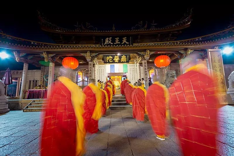 己亥年南普陀寺无遮水陆法会施放五大士圆满焰口