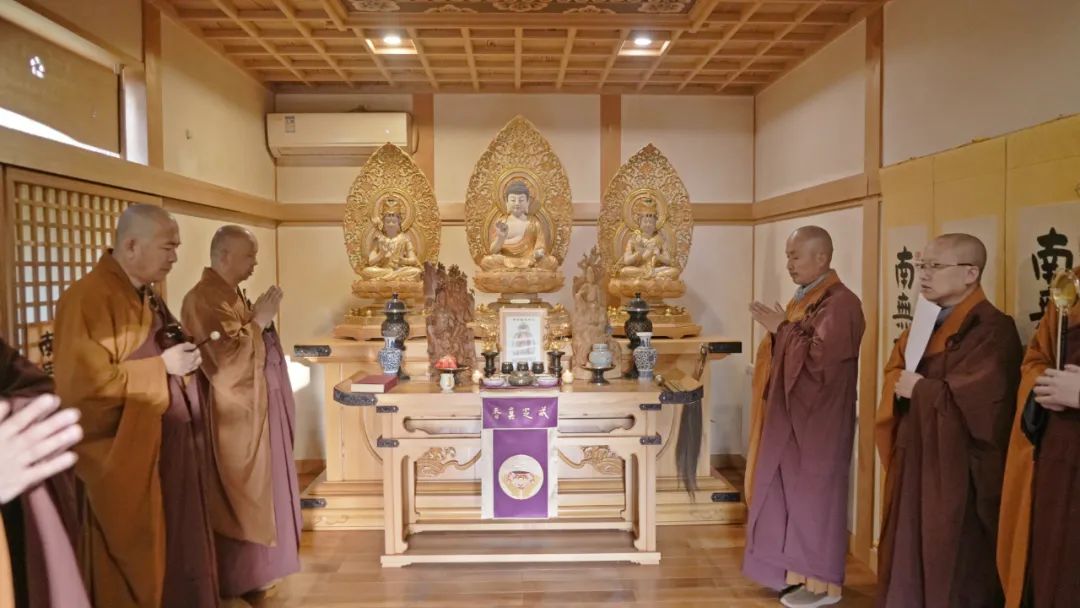 悼念追思｜传印长老入龛仪式在江西东林寺庄严举行