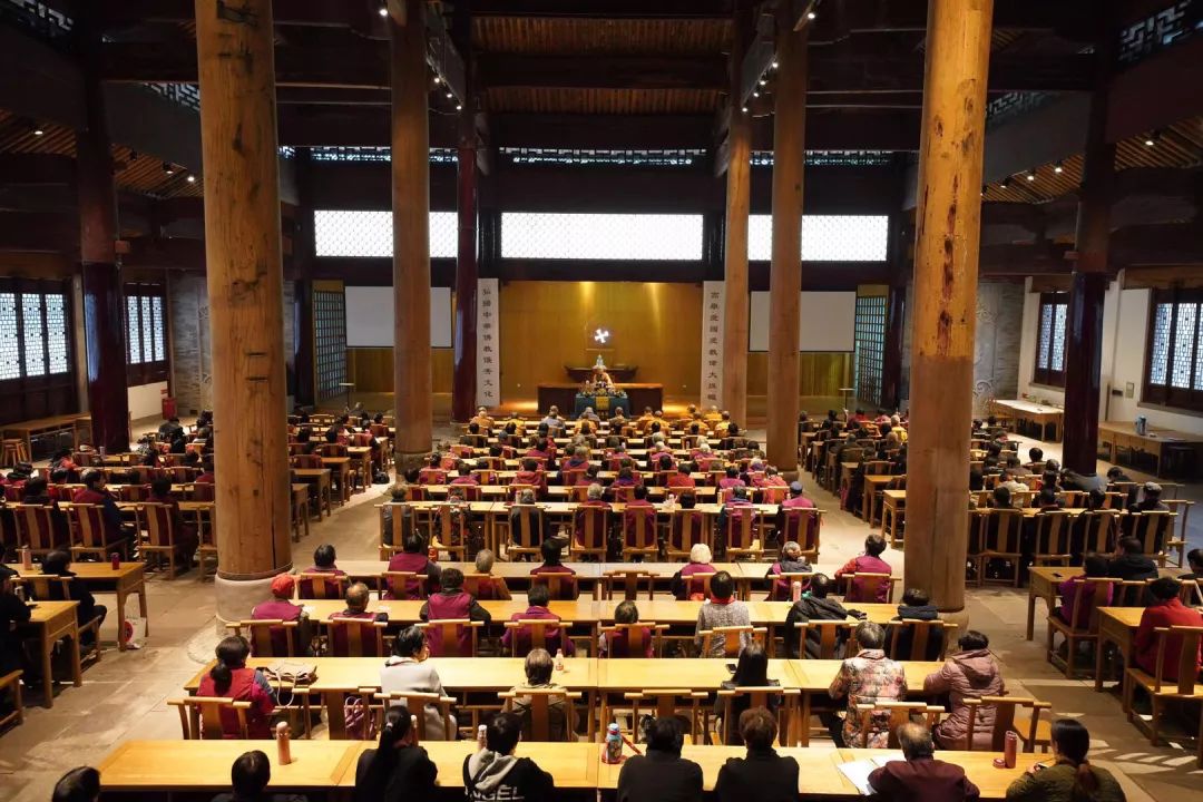 四明延庆讲堂：道全法师作“追求智慧人生，进入涅槃境界”讲座