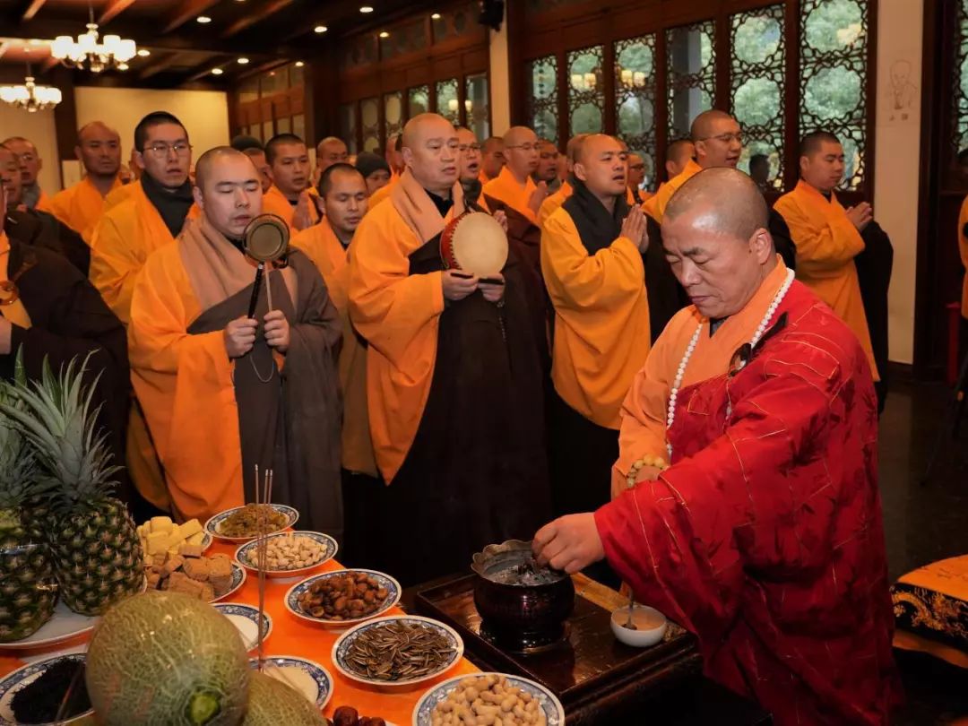 新闻 | 杭州灵隐寺恭迎监斋菩萨圣诞 禅悦法喜过小年