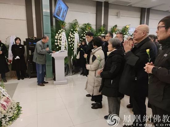 李家振先生在上海安详舍报 中国佛教协会致唁电