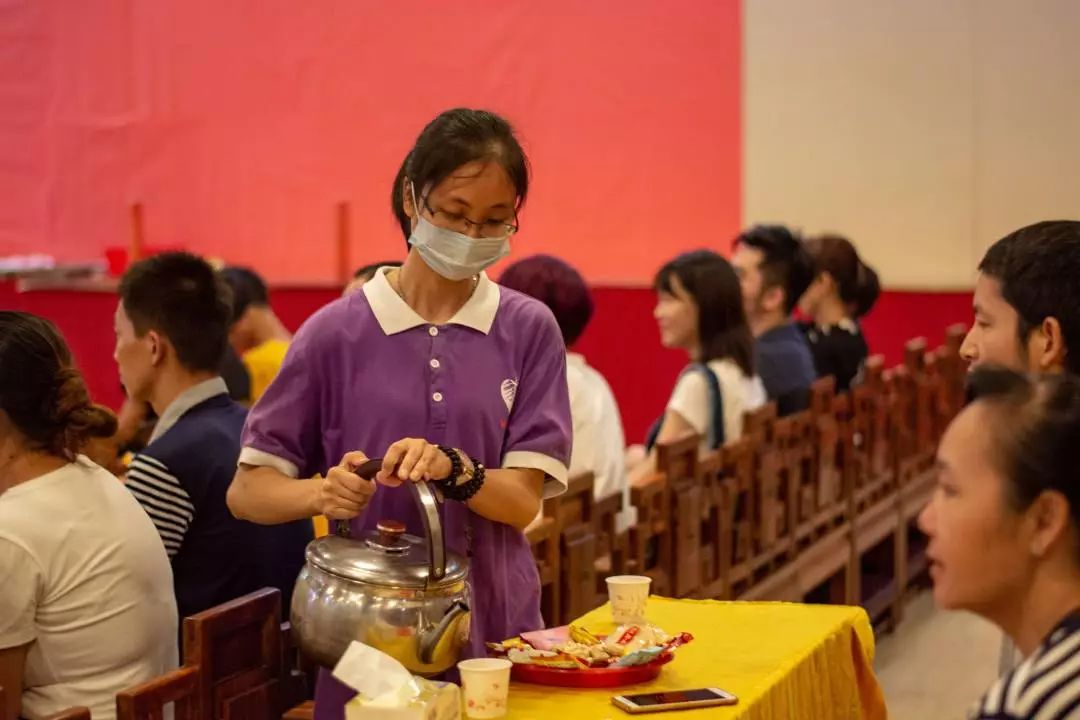 【華嚴善報】中秋佳節，本寺舉行拜月祈福法會暨普茶晚會