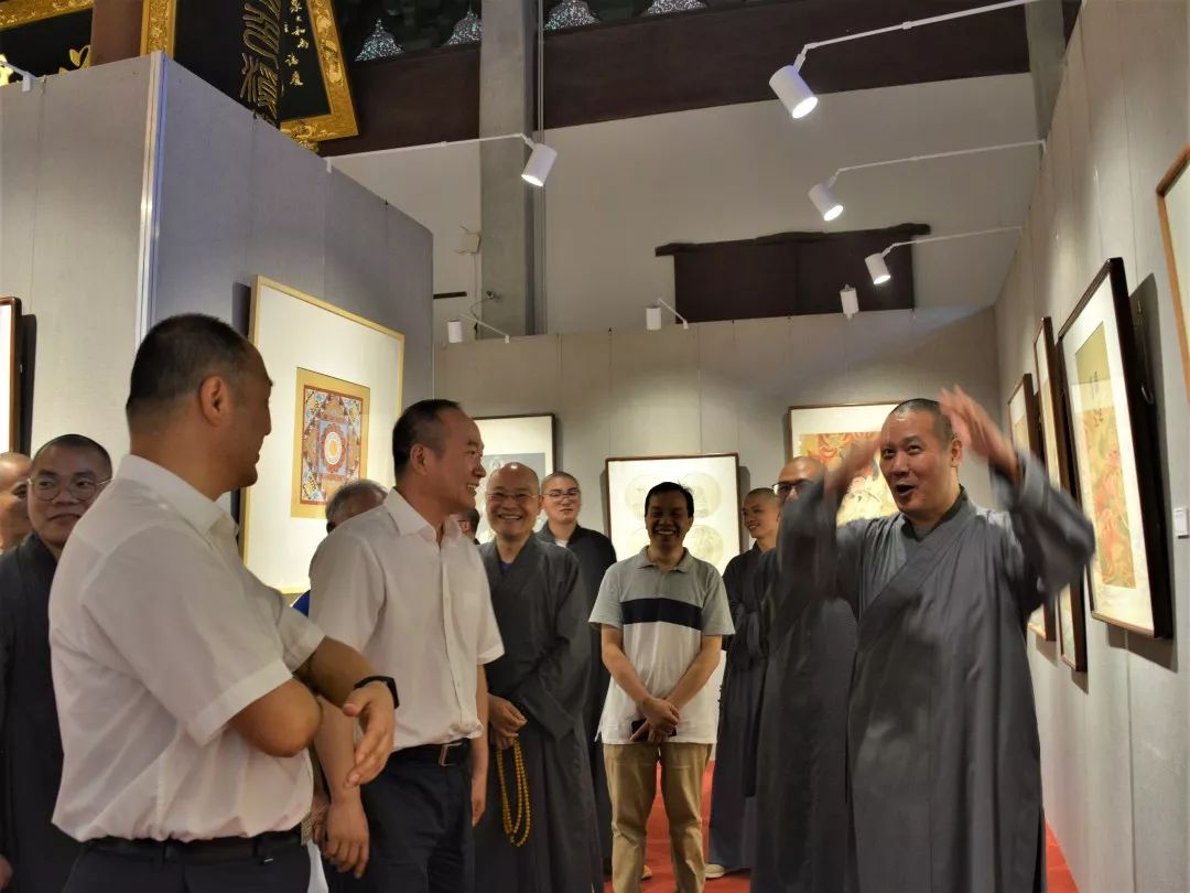 欢庆70华诞 | 繁花似锦·国运昌隆——灵隐寺暨杭州佛学院庆国庆书画扇画作品展