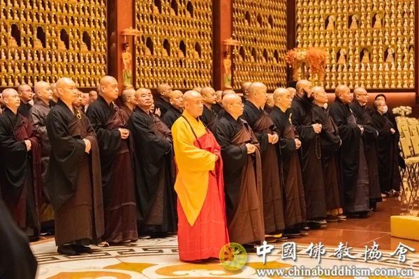 大陆吊唁团在江苏宜兴大觉寺吊唁星云法师