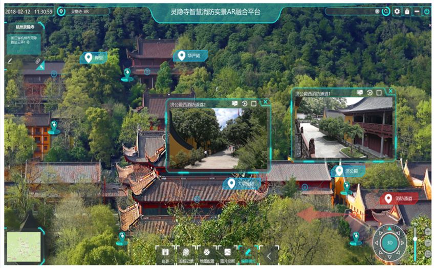 特写 | 超级前卫的“智慧消防系统”登陆千年古刹杭州灵隐寺