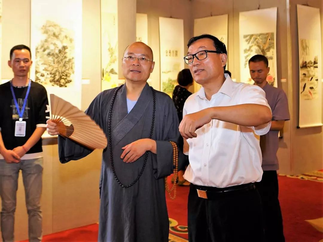 新闻 | “庆祝祖国70周年华诞——暨千江印月·第四届云林公益书画联展”在杭州灵隐寺展出