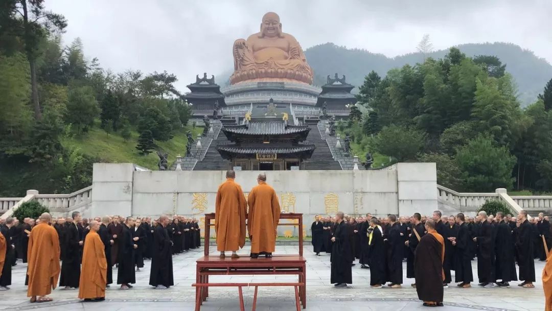 【传戒专题】雪窦山资圣禅寺三坛大戒法会 第四日：编班习仪 习忏摩