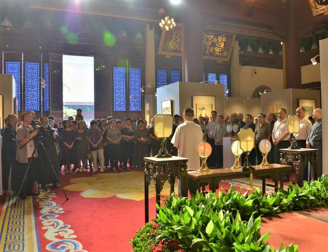 欢庆70华诞 | 繁花似锦·国运昌隆——灵隐寺暨杭州佛学院庆国庆书画扇画作品展