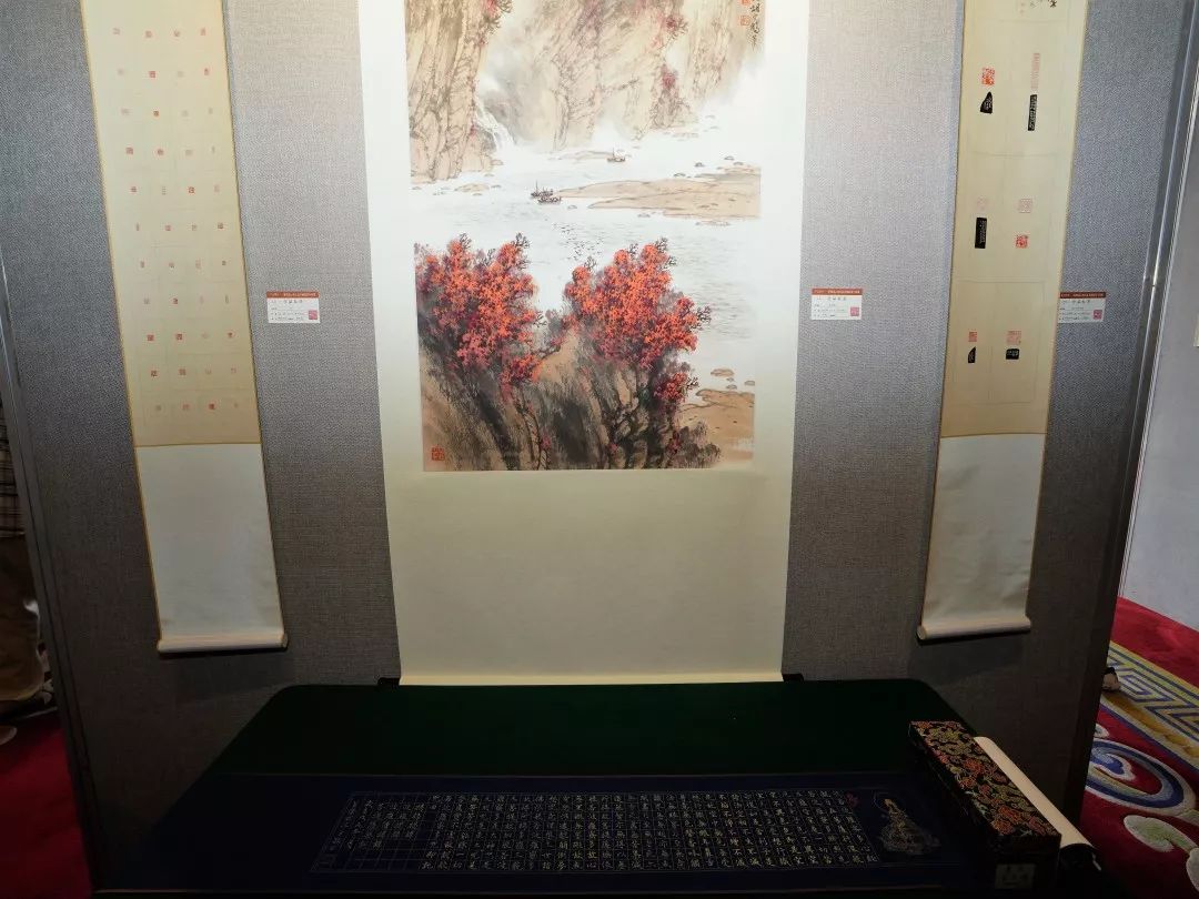 新闻 | “庆祝祖国70周年华诞——暨千江印月·第四届云林公益书画联展”在杭州灵隐寺展出