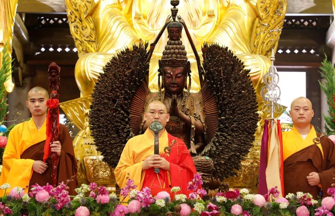 南普陀寺无遮水陆法会设上堂大斋供众