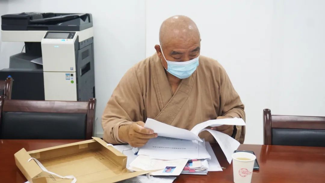 湖北省第一批认定备案的佛教教职人员证书延期申请材料开展集中审核