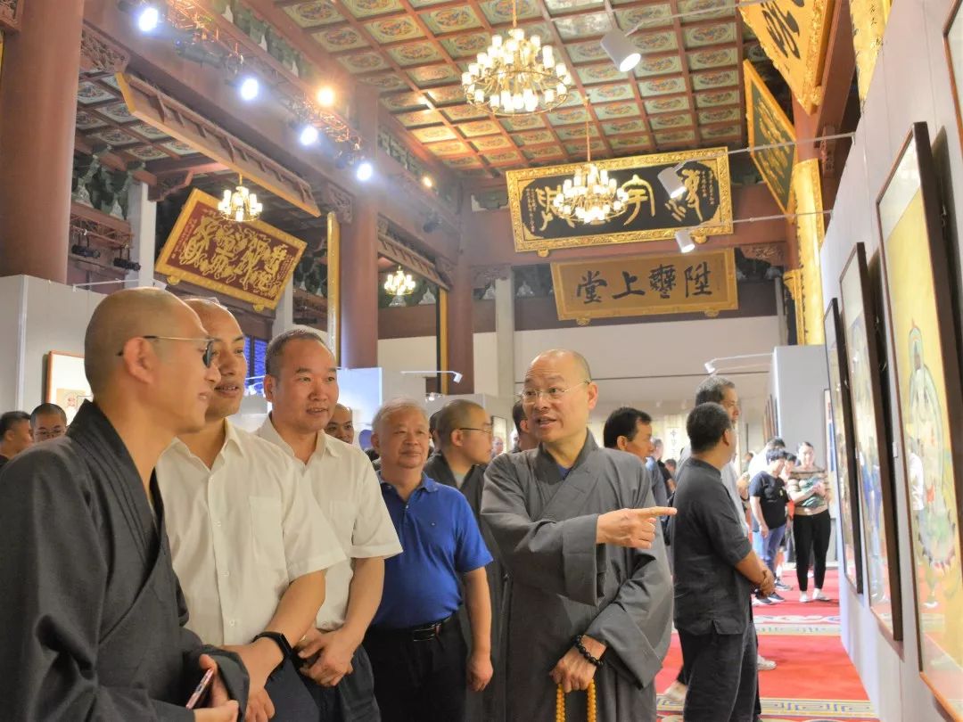 欢庆70华诞 | 繁花似锦·国运昌隆——灵隐寺暨杭州佛学院庆国庆书画扇画作品展