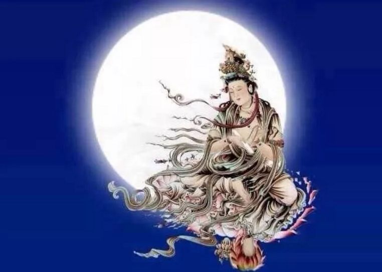 农历八月十五丨恭迎月光菩萨圣诞!诸事圆满,清凉自在!
