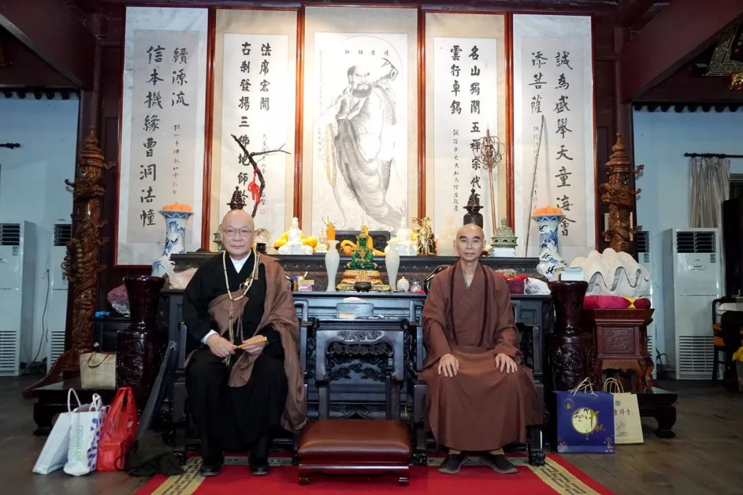 ​日本奈良唐招提寺住持西山明彦长老参拜天童禅寺