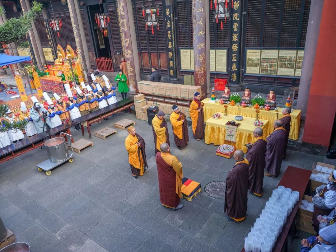官宣！文殊院“腊八奉粥”将于12月30日启动