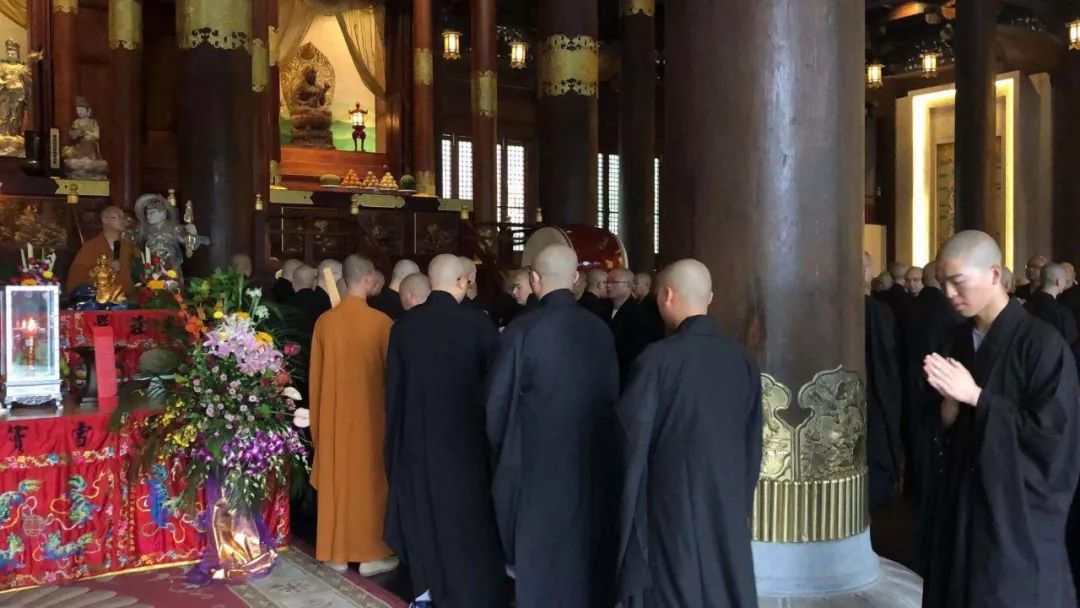 【传戒专题】雪窦山资圣禅寺三坛大戒法会 第五日：教过斋堂、进出堂规矩、礼佛忏悔