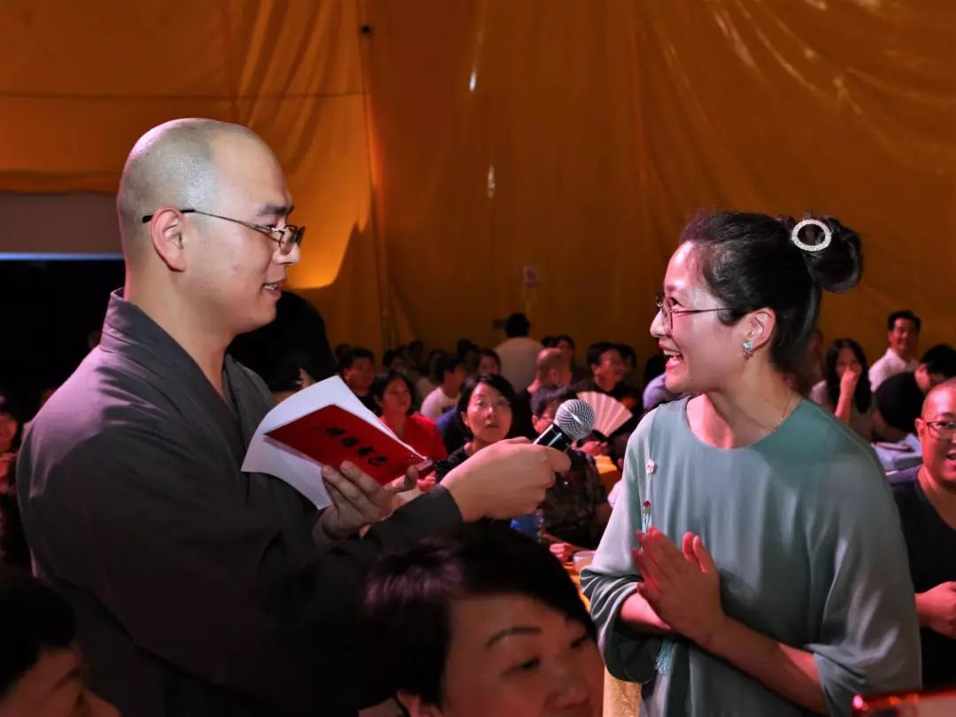 新闻 | 杭州灵隐寺举办己亥中秋普茶晚会 共庆七十华诞