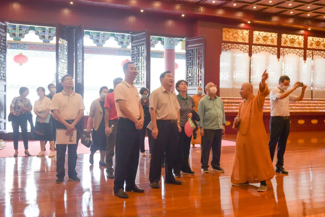 普陀快讯 | 广东省政协副主席马光瑜一行莅临普陀寺调研